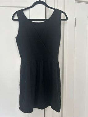 Theory Black Sleeveless Mini Dress